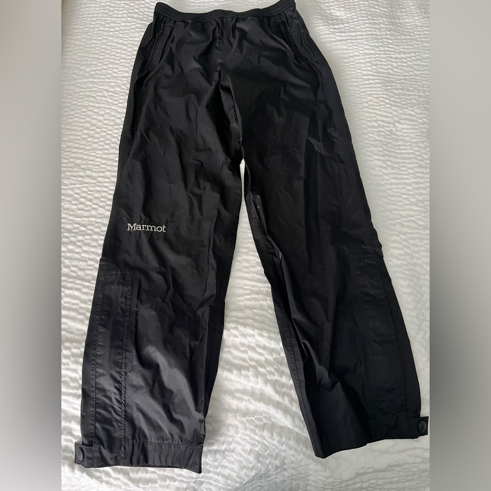Marmot kids girl/boy Black Cargo Pants with zipper leg bottom